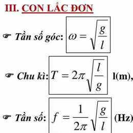 tần số góc con lắc lò xo