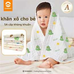 tính năng nổi bật khăn xô tắm cho trẻ sơ sinh
