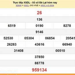 trực tiếp xổ số đà lạt hôm nay
