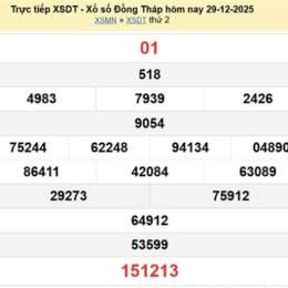 trực tiếp xổ số kiến thiết đồng tháp