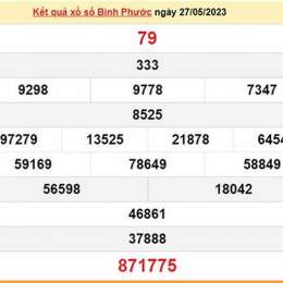 xem kết quả xổ số bình phước