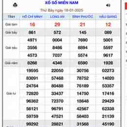 xổ số 18 2 miền nam