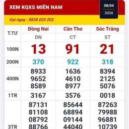 xổ số 4 đài miền nam