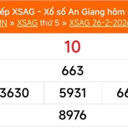 xổ số an giang 26 tháng 02