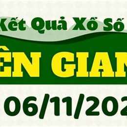 xổ số an giang ngày mùng 6 tháng 11
