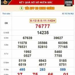 xổ số bình định ngày 22 tháng 01
