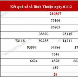 xo so binh thuan 20 11