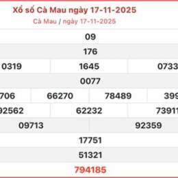 xo so ca mau 17 11