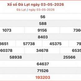 xo so da lat 10 5