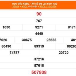 xổ số đà lạt 2 tây tháng 11