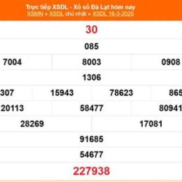 xổ số đà lạt 30 ngày trước