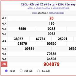 xổ số đà lạt 30