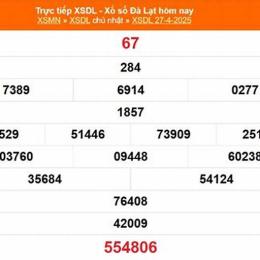 xổ số đà lạt 5 tây tháng 10