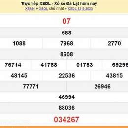 xổ số đà lạt ngày 13 tháng 9 năm 2006