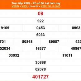 xổ số đà lạt ngày 23 11