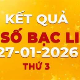xổ số đài bạc liêu ngày 27 tháng 1