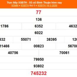 xổ số đài bình thuận ngày 26 tháng 2