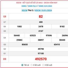 xổ số đài cà mau ngày 29 tháng 6