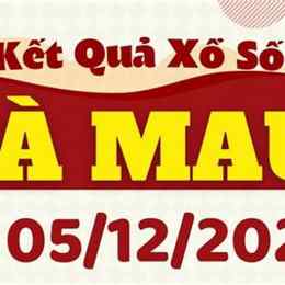 xổ số đài cà mau ngày 5 tháng 1