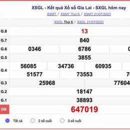 xổ số đài gia lai hôm qua