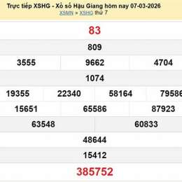 xổ số đài hậu giang ngày 14 tháng 03