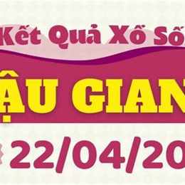xổ số đài hậu giang ngày 22 tháng 11