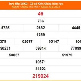xổ số đài kiên giang ngày 19 tháng 04
