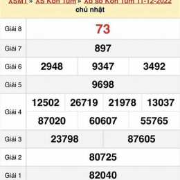 xổ số đài kon tum chủ nhật