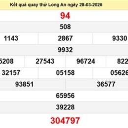 xổ số đài long an ngày 28 tháng 2