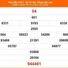 xổ số đài sóc trăng ngày 1 tháng 10