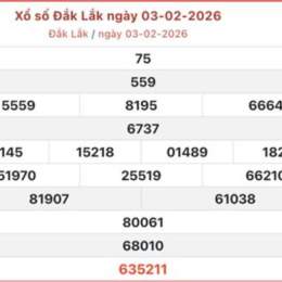 xổ số đắk lắk ngày 22