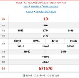 xổ số đắk lắk ngày 29