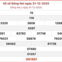 xo so dong nai 31 12