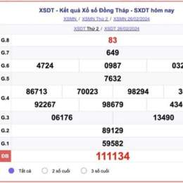 xổ số đồng tháp 4 tây tháng 05