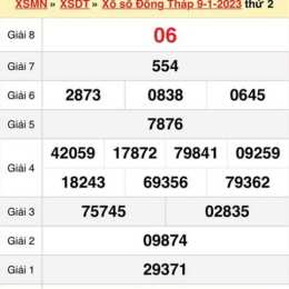 xổ số đồng tháp 8/6