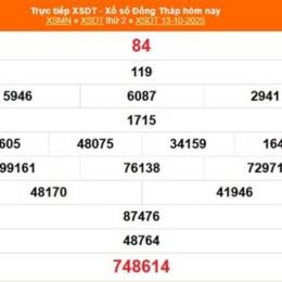 xổ số đồng tháp ngày 13 tháng