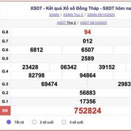 xổ số đồng tháp ngày 9 tháng 3 năm 2016