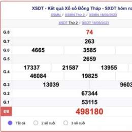 xổ số đồng tháp thành phố thứ 2 hàng tuần