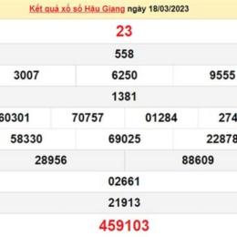xổ số hậu giang 18/4