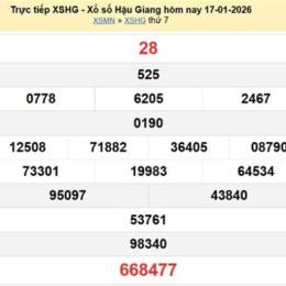 xổ số hậu giang 30 tháng 5 năm 2026