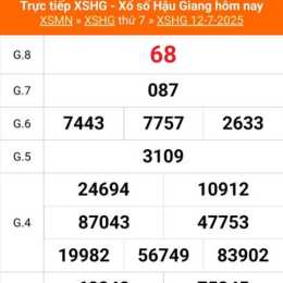 xổ số hậu giang ngày mùng 7 tháng 3