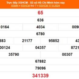 xổ số hồ chí minh 17/8
