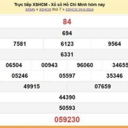xổ số hồ chí minh mùng 6 tháng 4
