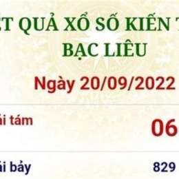 xổ số kiến thiết bạc liêu ngày 1 tháng 9 năm 2026