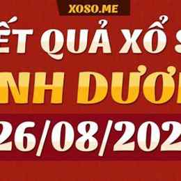 xổ số kiến thiết bình dương 26 tháng 6