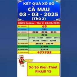 xổ số kiến thiết đài cà mau bữa nay