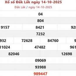 xổ số kiến thiết đài đắk lắk ngày hôm nay