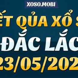 xổ số kiến thiết đắk lắk ngày 23 tháng 6 năm 2026