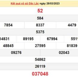 xổ số kiến thiết đắk lắk ngày 28 tháng 7 năm 2026