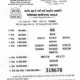xổ số kiến thiết đồng nai thứ tư